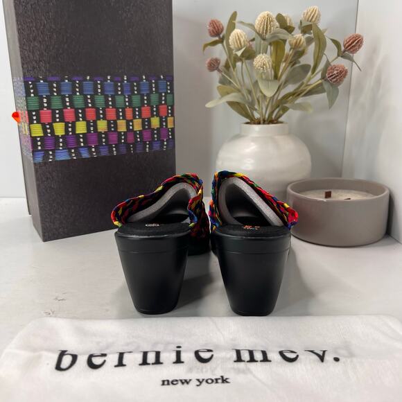 Bernie Mev Claire Pump Weave Platform High Heel Rainbow Women 8.5/EU39 - Picture 2 of 11